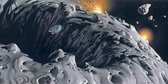Fotobehang - Star Wars Classic RMQ Asteroid 500x250cm - Vliesbehang