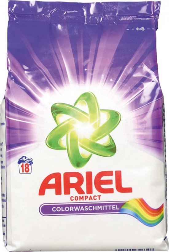 Ariel Waspoeder Compact kleurbescherming 18 wsbeurten - 1350g