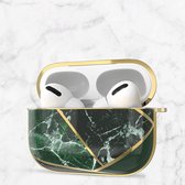 Kingxbar Jade case Protector for AirPods AirPods Pro - Zwart / Groen