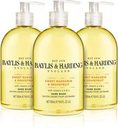 Baylis & Harding - Schattige mandarijn en grapefruit luxe handzeep 3x 500ml