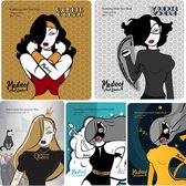 Wonder Woman™ Collection Gezichtsmasker - Anti Aging Face Mask - Gezichtsverzorging Masker - 5 Stuks