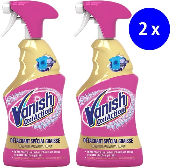 Vanish Oxi action gold vlekverwijderaar spray 2x 500ml