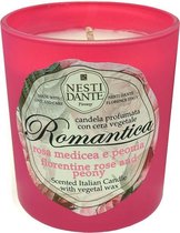Nesti Dante- Geurkaars Romantica - Florentijnse rozen & Pioenroos