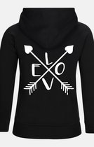 Hoodie - zwart - dames - large - black - love