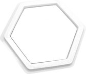 Stempelkussen blanco zeskant (zonder inkt)