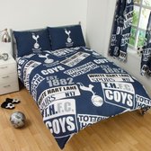 Tottenham Hotspur voetbal dekbedovertrek Spurs - eenpersoons dekbedhoes en 1 kussensloop
