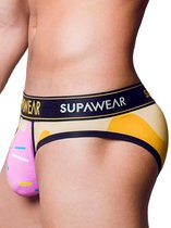 Supawear Sprint Brief Strawberry Caramel - MAAT S - Heren Ondergoed - Slip voor Man - Mannen Slip