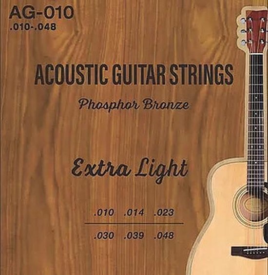Cordes de guitare acoustique AG-010