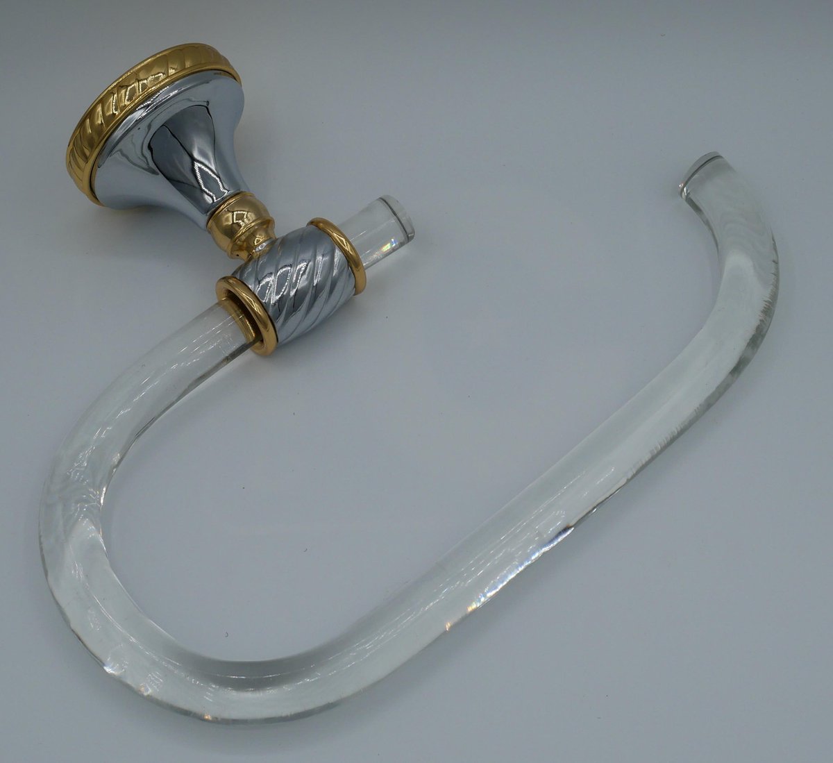 Salgar handdoekenrek ophang ring Merida - chroom/goud - 8085-3