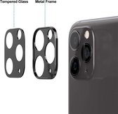 Apple iPhone 11 Pro / Pro Max - Camera Lens Metal Ring Protector - Zilver