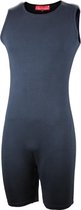 Romper met ritssluiting onderkant - Blauw, M