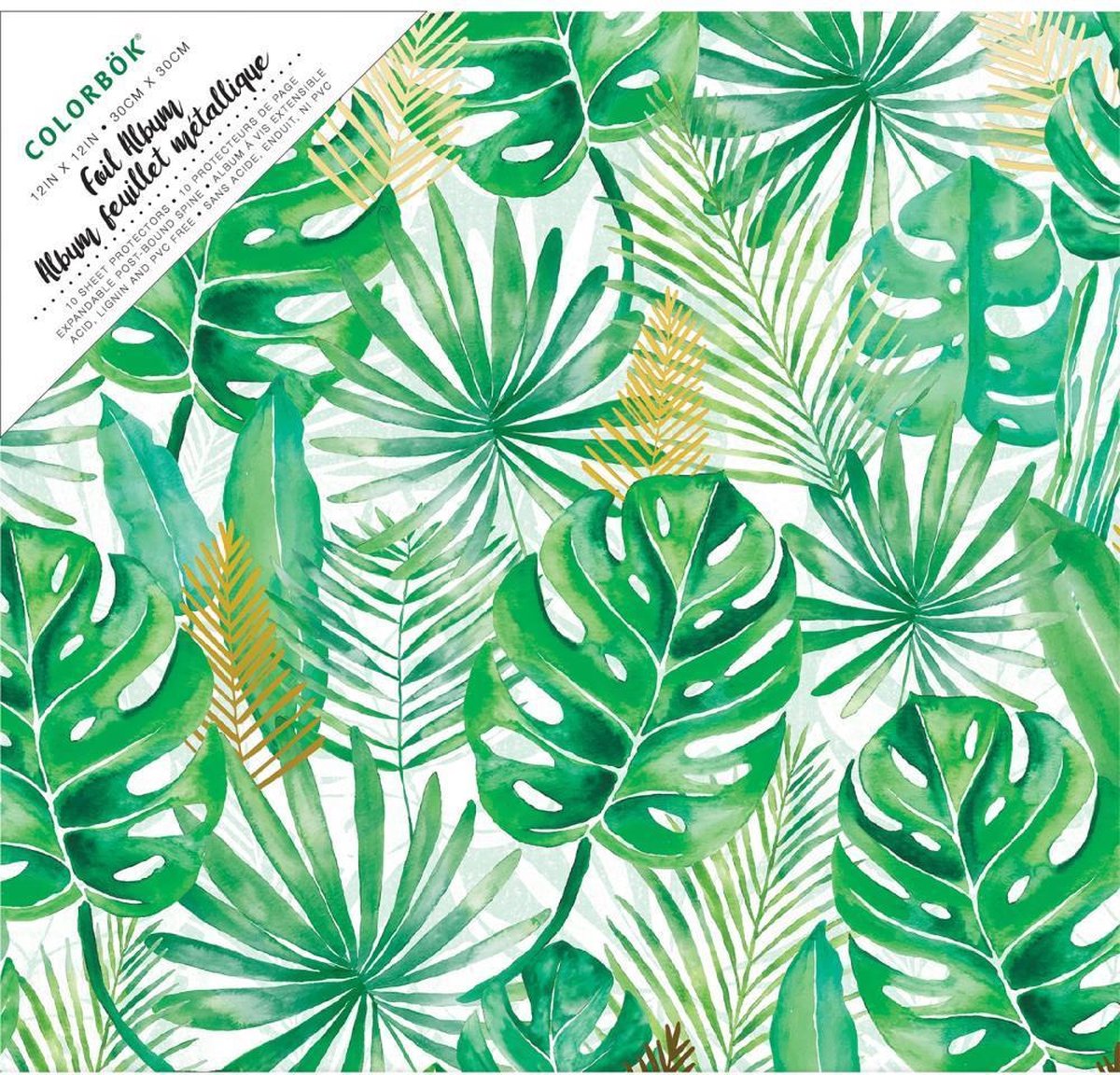 Colorbok Foil Palms Album 12"x12" (74185PDQ)