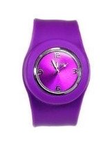Sportief snap on horloge- purple