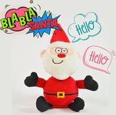 Pluche Kerstman - Pratende Kerstman Knuffel - Sprekende Santa Knuffel - Interactieve Kerstman - Bewegende Kerstman - Pluche Santa Knuffel - Kerstcadeau - Leuk cadeautje - Christmas Gift  - Ke