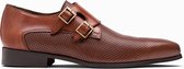 Paulo Bellini Buckle Shoe Ferrara Leather Cognac