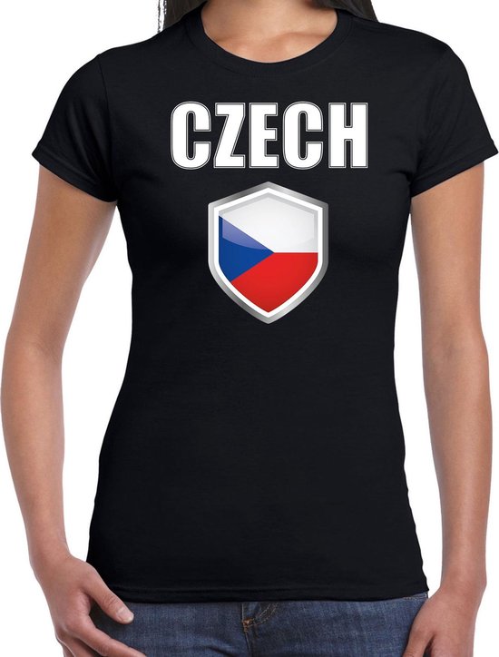 Justitie Oorlogsschip tv Tsjechie landen t-shirt zwart dames - Tsjechische landen shirt / kleding -  EK / WK /... | bol.com