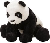 IKEA KRAMIG Pluchen speelgoed Panda, wit, zwart