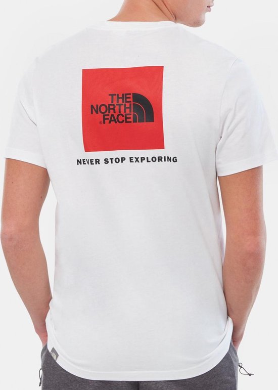The North Face SS Redbox Tee Heren Outdoorshirt - TNF White - Maat S |  bol.com