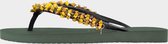 Uzurii Honey dames slippers, Army Green, maat: 35/36