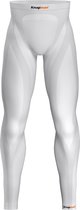 Knapman Zoned Compression Long Pants 45% Wit | Compressie Legging voor Heren | Maat L