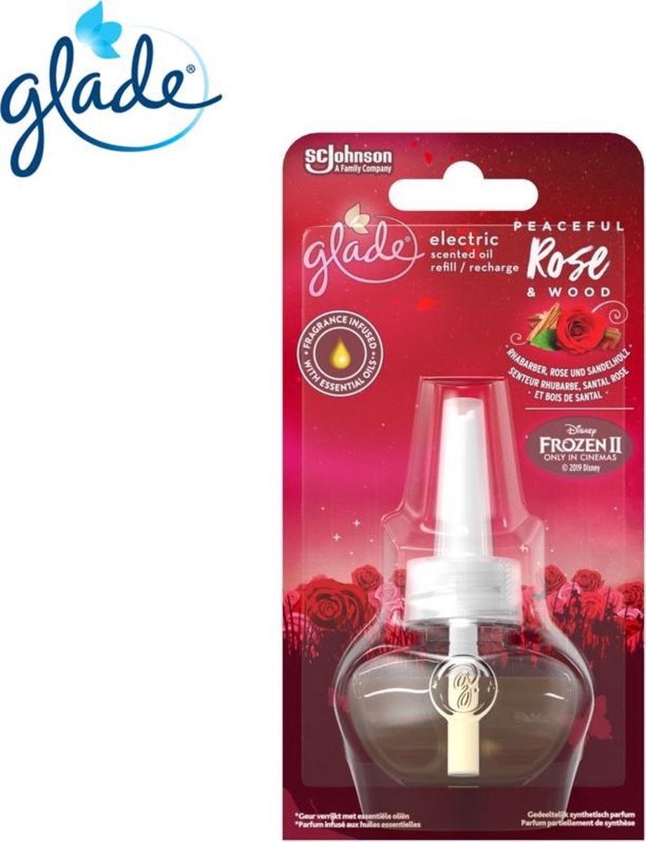 Goedkoopste Glade Electric Peaceful Rose & Wood Navulling - 20 ml