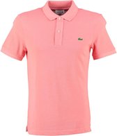 Lacoste roze polo - Maat XS