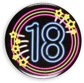 Slinger Hoera 18 jaar Neon + Button 18 jaar