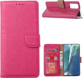 Samsung Galaxy Note 20 - Bookcase Roze - portemonee hoesje