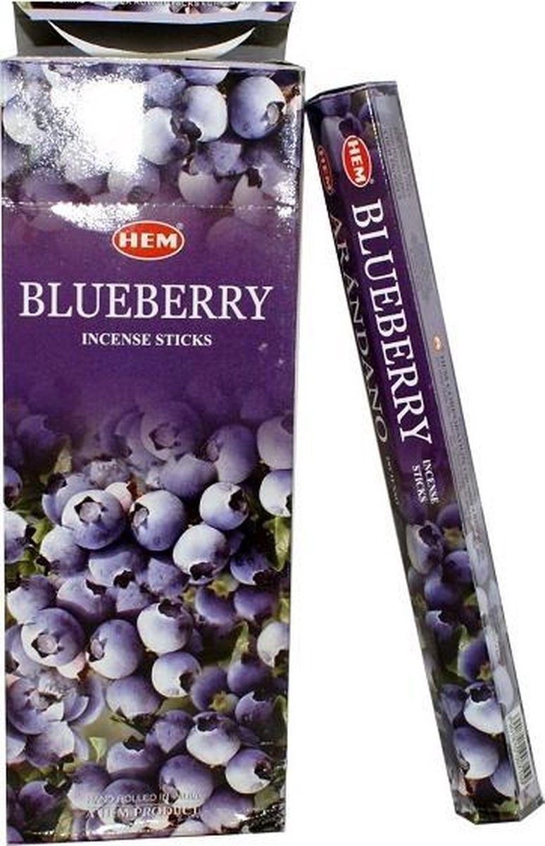 HEM Wierook - Blueberry - Slof (6 pakjes/120 stokjes)