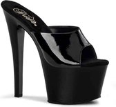 Pleaser Muiltjes -45 Shoes- SKY-301 Paaldans schoenen Zwart