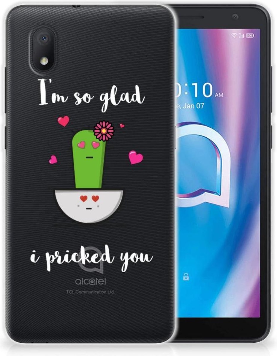 Alcatel 1B (2020) Telefoonhoesje met Naam Cactus Glad