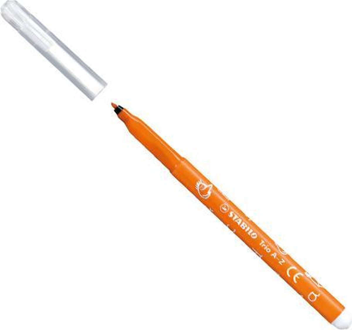 STABILO Trio A-Z - Viltstift - Met Ergonomische Driekantige Gripzone - Etui Met 12 kleuren — afbeelding 7
