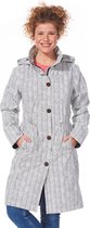 Coat Bodille off-white/black-XXL