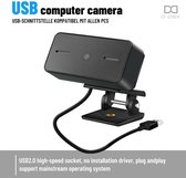 Full HD Webcam | 1080p | USB | Streaming webcam met autofocus en microfoon| - Webcamera - Skype - video bellen - Voor Laptop PC Computer