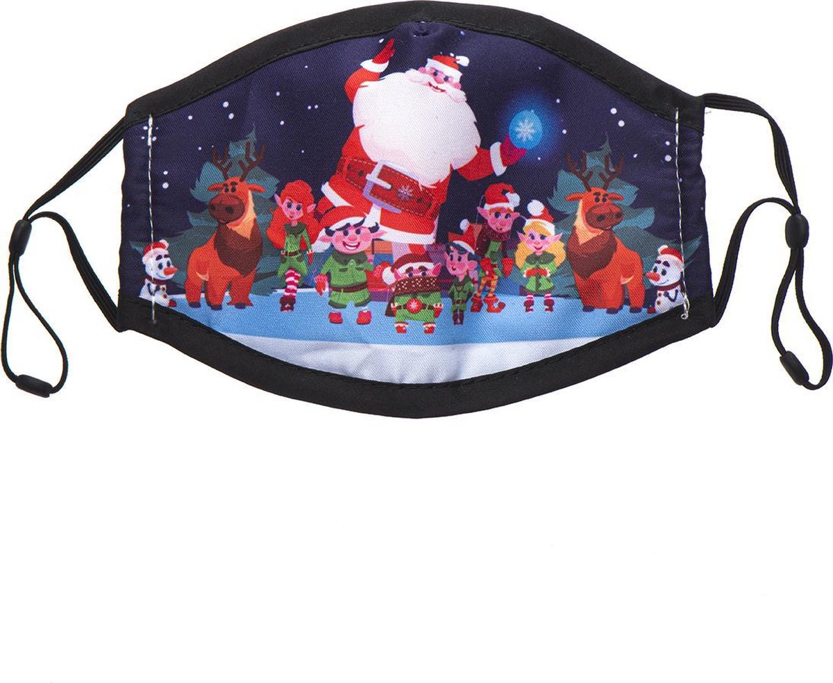 Premium Mondmasker – Katoen Wasbaar – Blauw