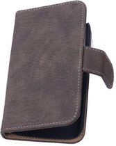 Bark Bookstyle Wallet Case Hoesjes voor Galaxy Core LTE / 4G G386F D.Bruin