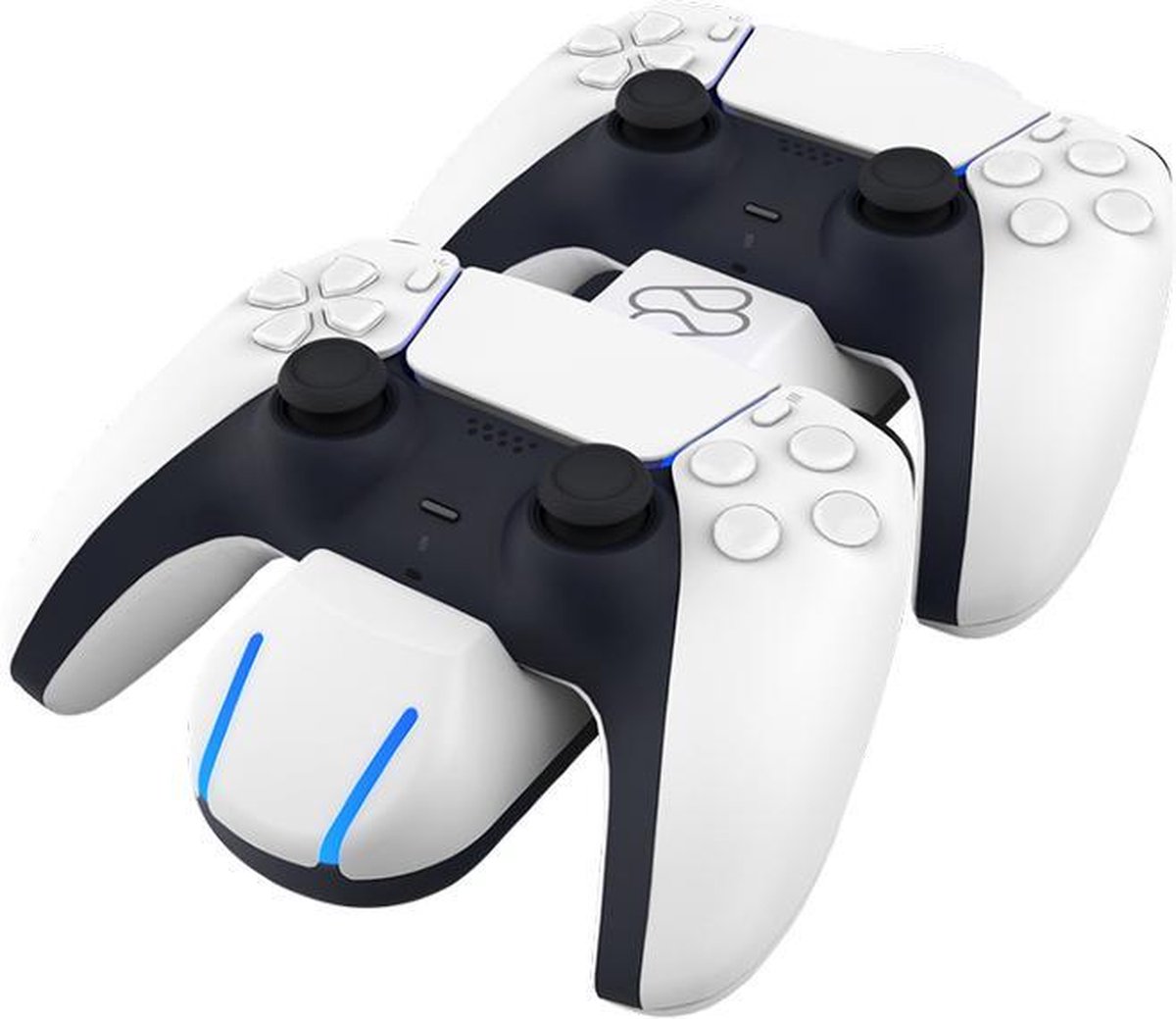 FR-TEC PS5 Oplaadstation voor 2 DualSense Controllers - Wit
