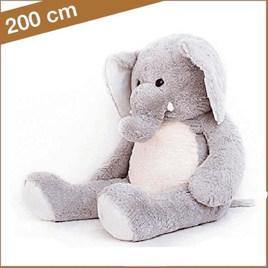 Grote knuffel olifant 2 meter - XXL knuffel olifant - Wat een mooie olifant  - Hele... | bol.com