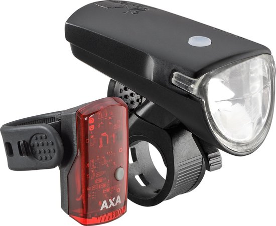 Guinness kortademigheid Overeenkomstig AXA Greenline 40 Lux - LED Fietslampjes Voor en Achter - Fietsverlichting  USB Oplaadbaar | bol.com