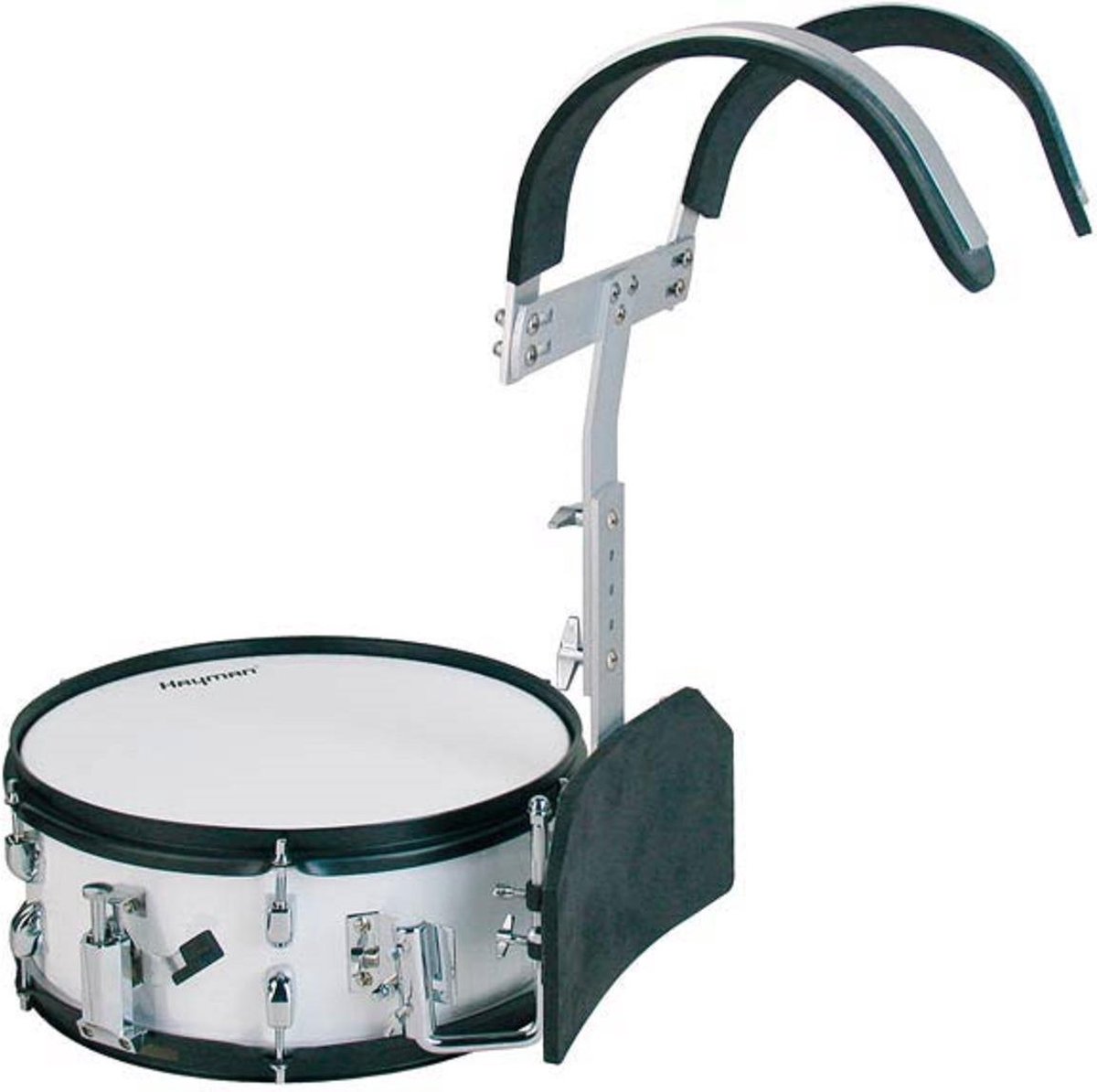 Kleine trom / Snaartrom Hayman MDR-1455 Wit met aluminium harnas