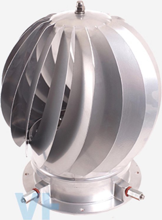 Capot de cheminée rotatif en acier inoxydable, ventilateur de