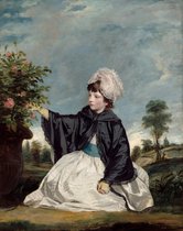 Sir Joshua Reynolds, Portret van Lady Caroline Howard, 1778 op aluminium, 125 X 187,5 CM