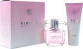 Bright Crystal by Versace   - Gift Set - 90 ml Eau De Toilette Spray + 100 ml Body Lotion