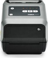 Zebra ZD620t, 12 dots/mm (300 dpi), MS, RTC, EPLII, ZPLII, USB, RS232, BT, Ethernet, Wi-Fi