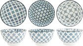 Damita - Bowl - D13,3xh7,5cm - Porselein - (Set van 6)