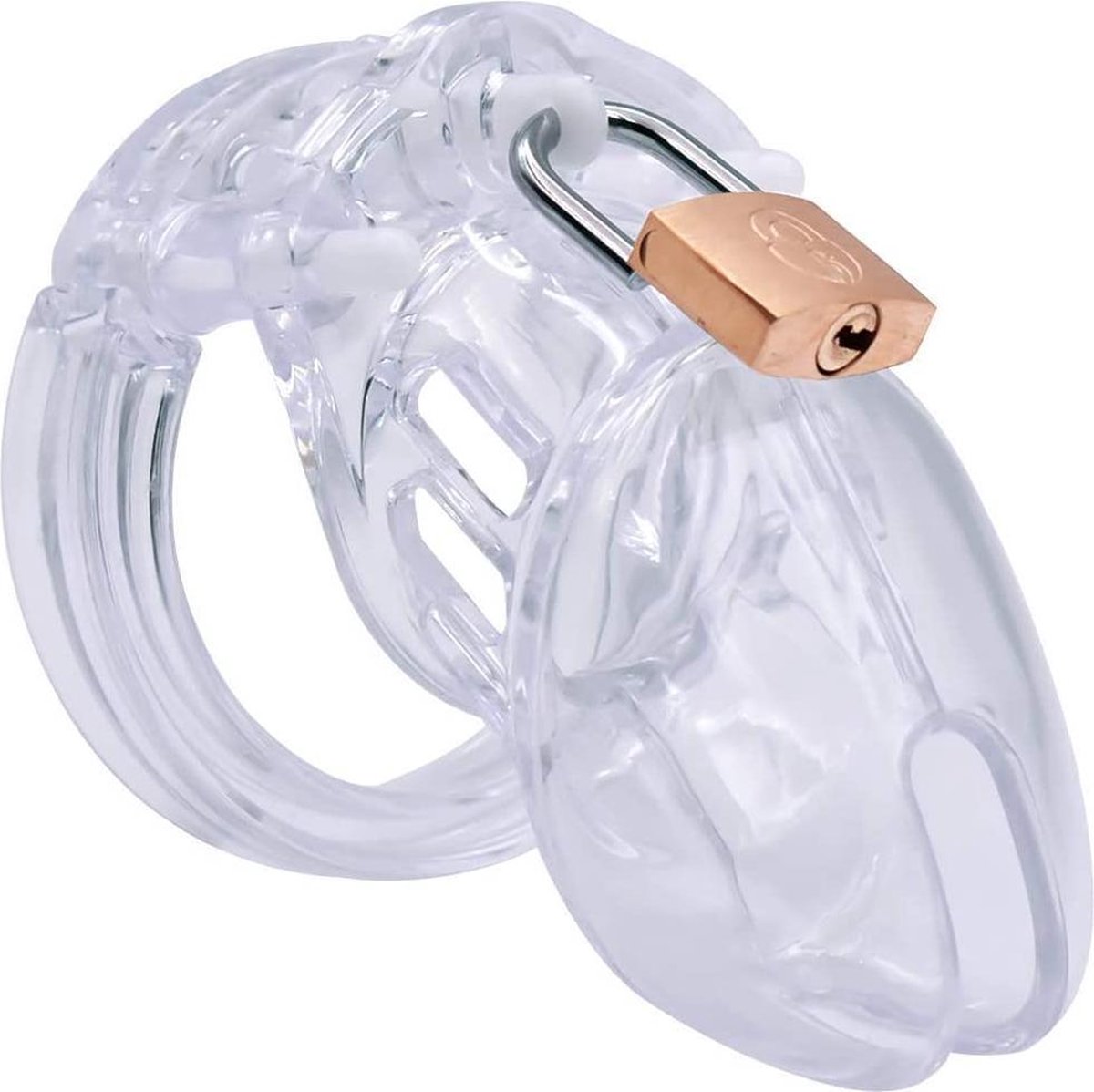 Intenz® Kuisheidskooi - Transparant - Chastity Cage - Small - Peniskooi - Sex Toys voor Koppels - Inclusief Slotje