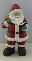 Kerstman met Boek Terracotta 50 cm