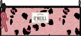 O`Neill Etui Girls pink leopard: 8x23x8 cm