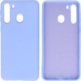 Wicked Narwal | 2.0mm Dikke Fashion Color TPU Hoesje Samsung Samsung Galaxy A21 Paars