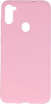 Wicked Narwal | Color TPU Hoesje voor Samsung Samsung Galaxy A11 Roze